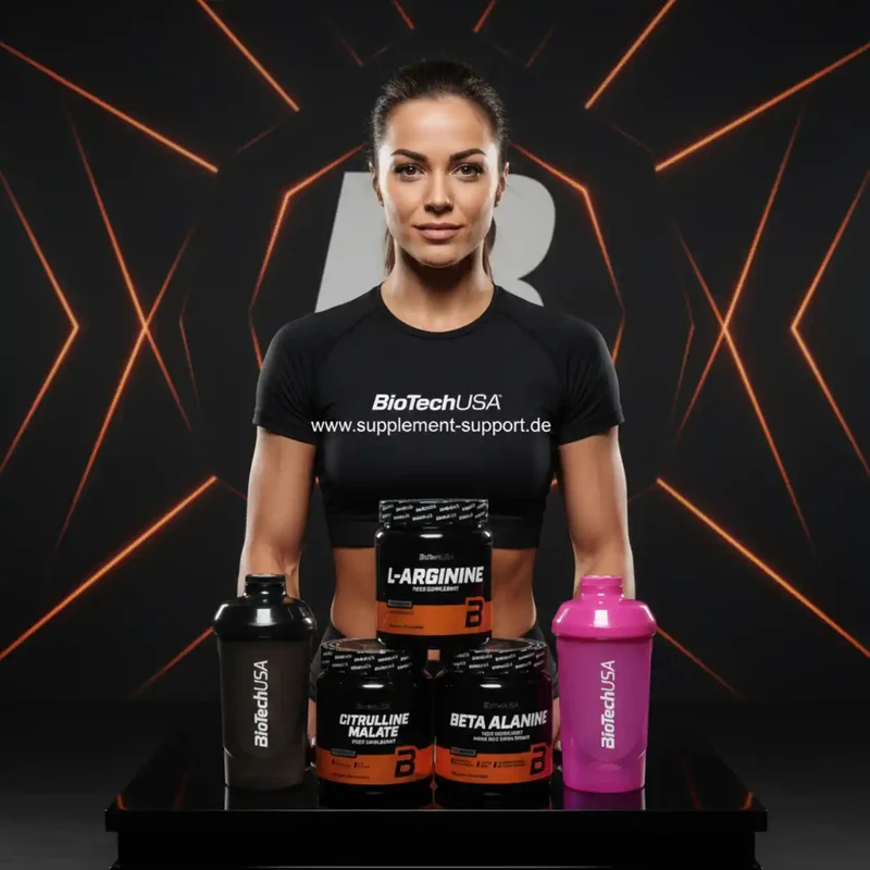 Pre Workout Pack je 300g Arginine, Citrullin, Beta Alanine + 2 Shaker
