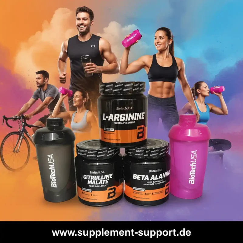 Pre Workout Pack je 300g Arginine, Citrullin, Beta Alanine + 2 Shaker