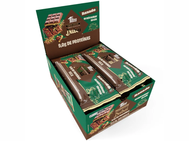 TASTE COOKIES BAR 12UN 50G (ASSADA) - MRS TASTE