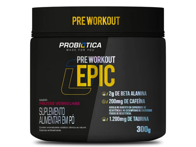 PRE WORKOUT EPIC 60 DOSES 300G - PROBIOTICA