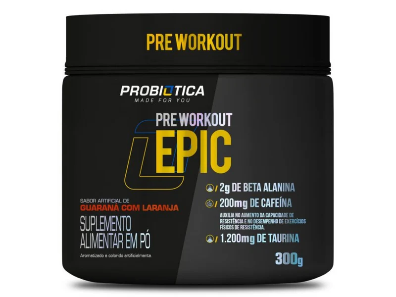 PRE WORKOUT EPIC 60 DOSES 300G - PROBIOTICA