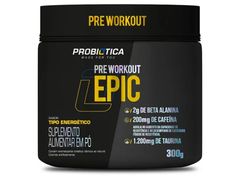 PRE WORKOUT EPIC 60 DOSES 300G - PROBIOTICA