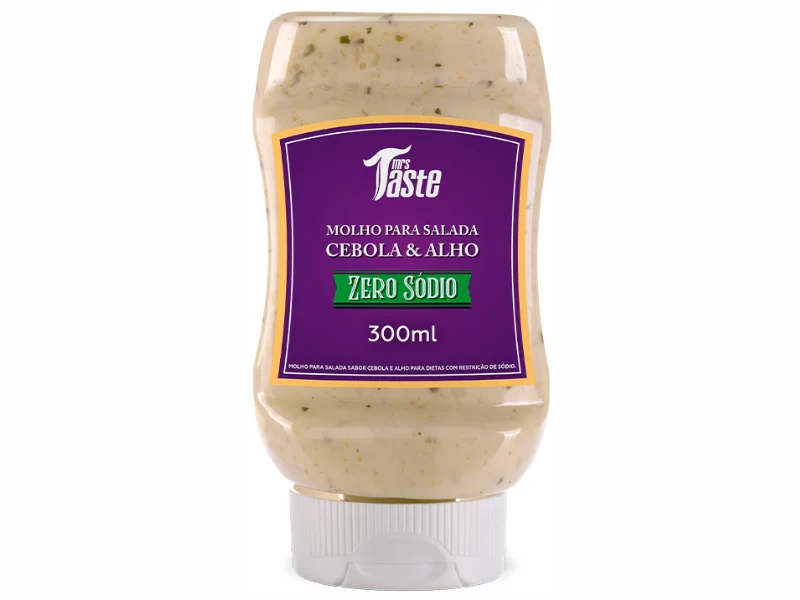 MOLHO CEBOLA E ALHO PARA SALADA 300ML - MRS TASTE