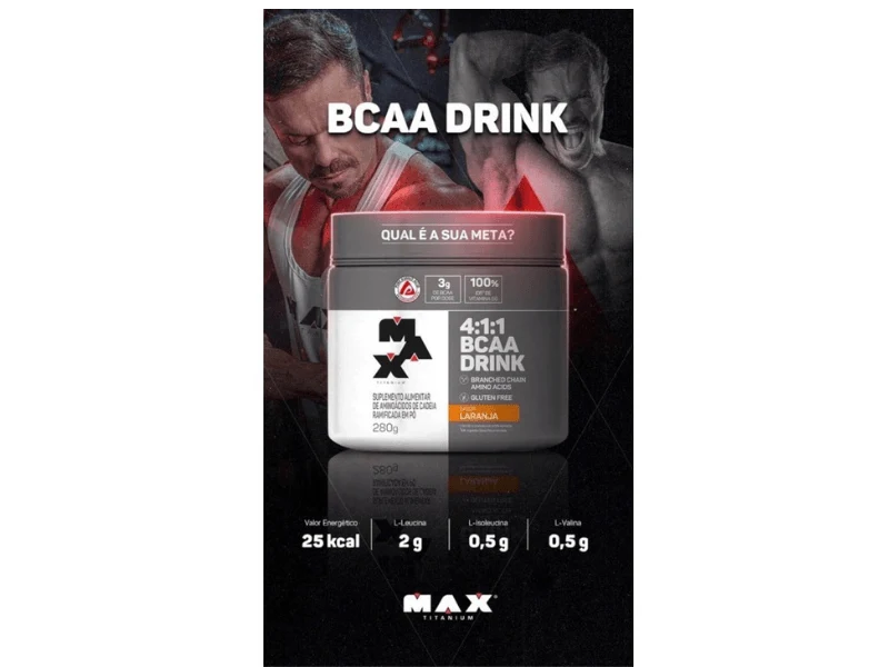 4:1:1 BCAA DRINK 280G - MAX TITANIUM