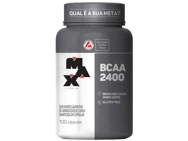 BCAA 2400 100 CÁPSULAS - MAX TITANIUM