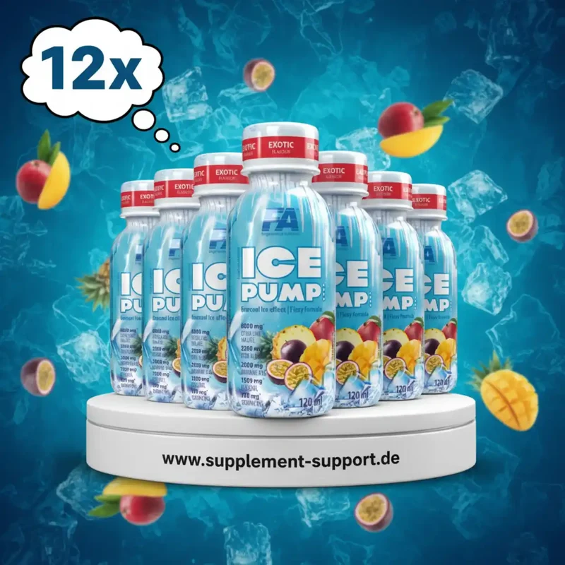 ICE PUMP Shot Pre Workout Booster 12x120ml