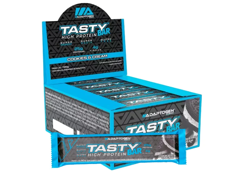 TASTY BAR 8UN 90G - ADAPTOGEN