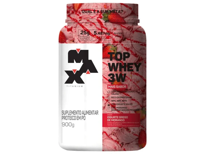 TOP WHEY 3W GOUMERT 900G - MAX TITANIUM