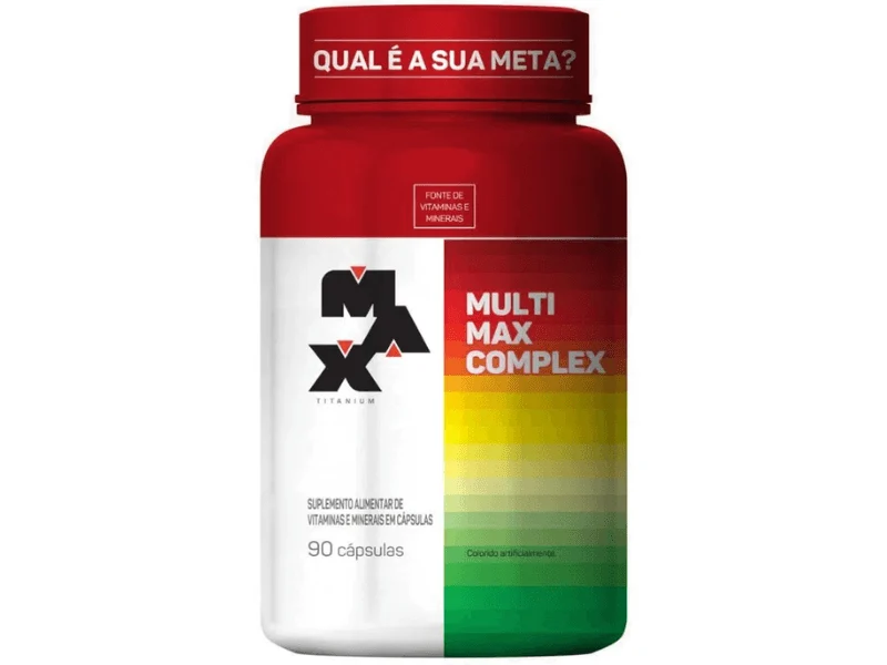MULTIMAX COMPLEX 90 CÁPSULAS - MAX TITANIUM