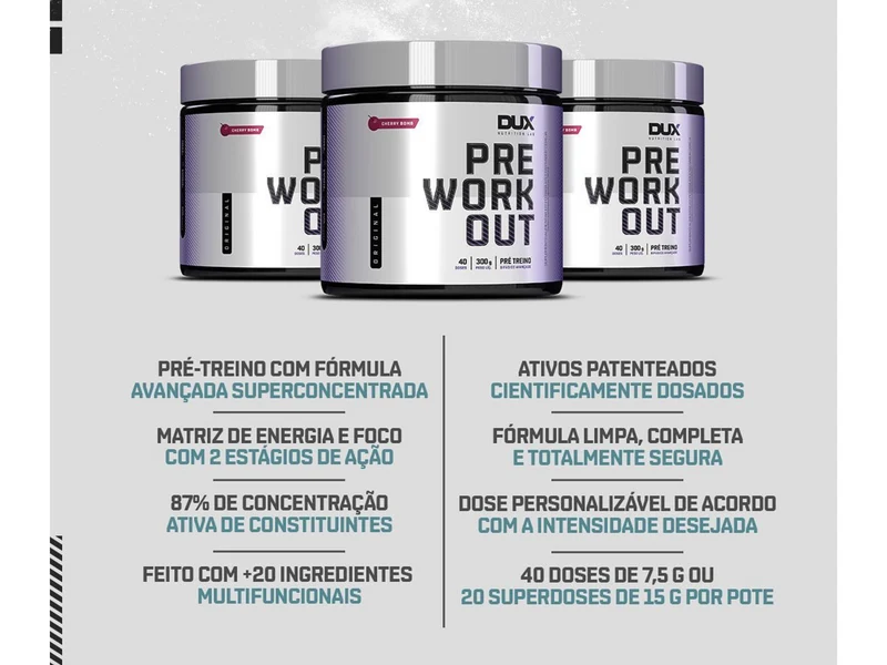 PRE WORKOUT 300G - DUX