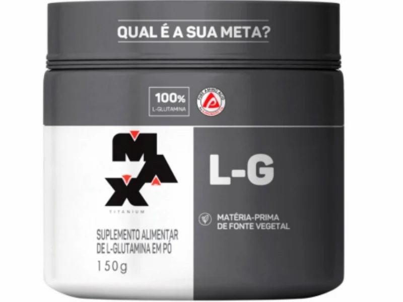 L-GLUTAMINA 150G - MAX TITANIUM
