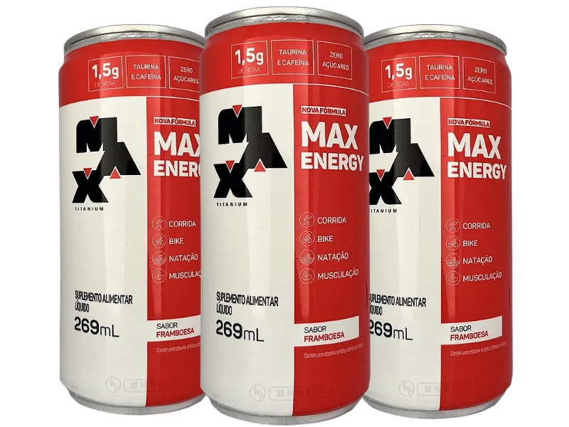 MAX ENERGY DRINK 269ML (FARDO C/ 6UN)