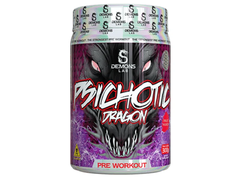 PRÉ - TREINO PSICHOTIC DRAGON 300G - DEMONS LAB