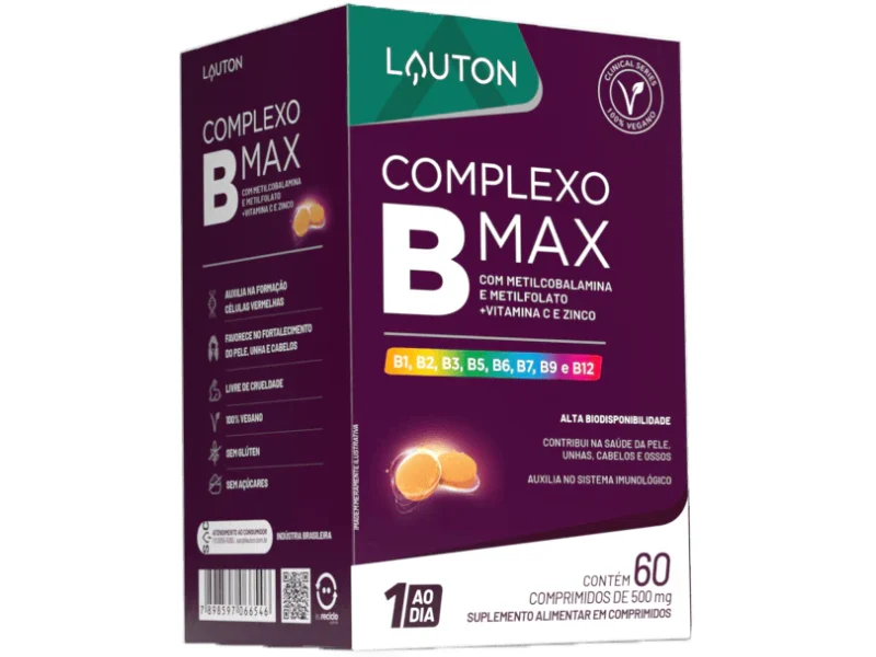 COMPLEXO B MAX 60CAPS – LAUTON