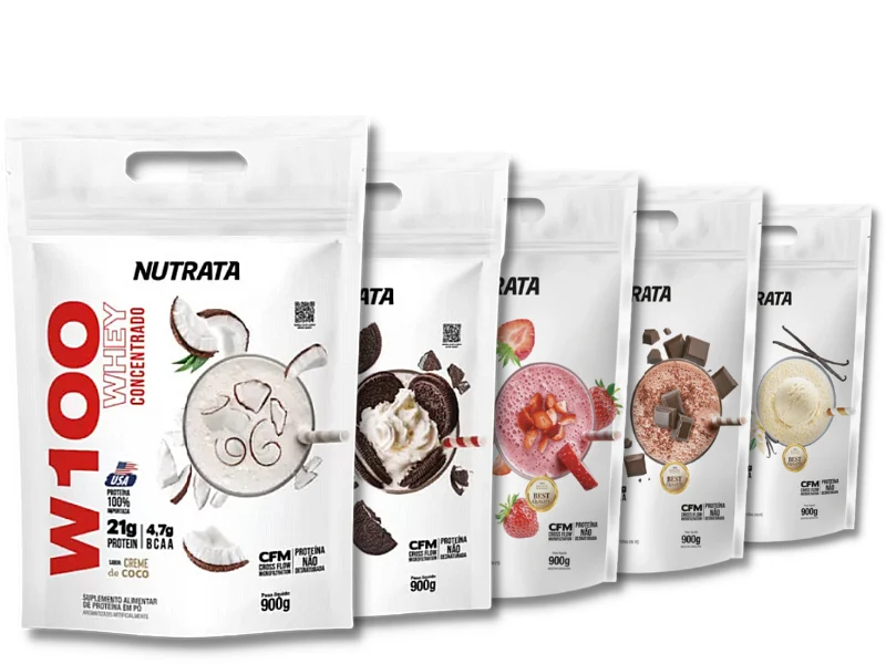 WHEY 100% 900G REFIL - NUTRATA