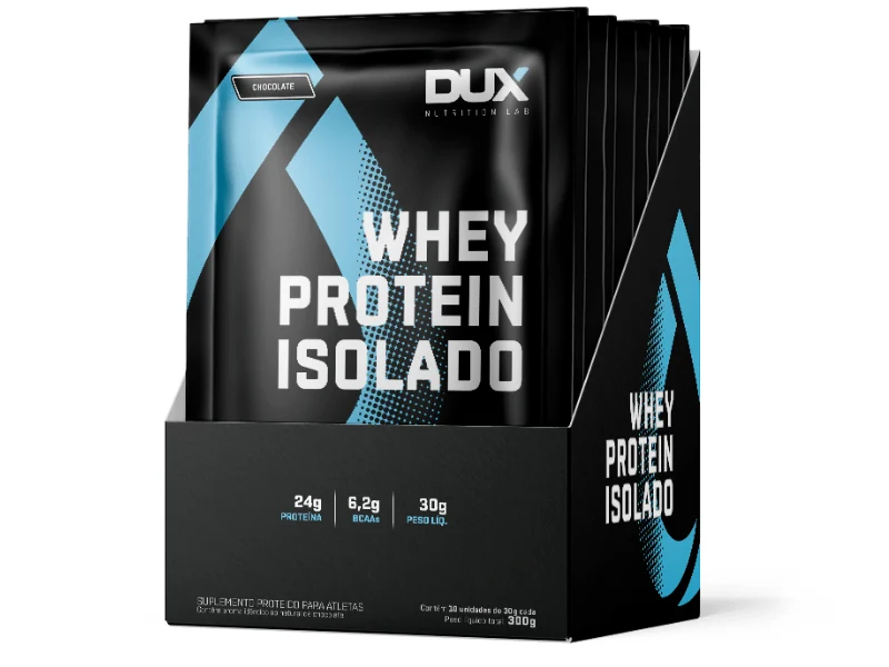 WHEY PROTEIN ISOLADO 10X30G SACHE - DUX