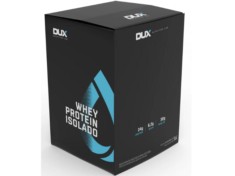 WHEY PROTEIN ISOLADO 10X30G SACHE - DUX