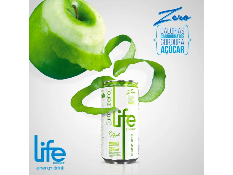 LIFE BOOSTER ENERGY DRINK ULTRA ZERO 269ML (FARDO C/ 6 UN)