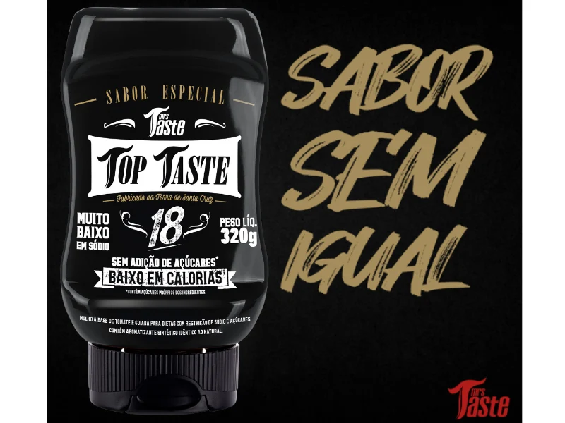 MOLHO TOP TASTE 320G - MRS TASTE