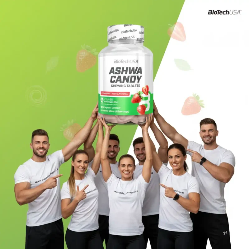 Ashwa Candy - 90 Kautabletten strawberry twist