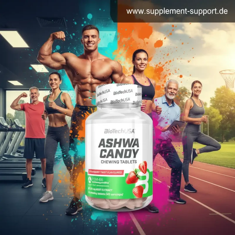 Ashwa Candy - 90 Kautabletten strawberry twist
