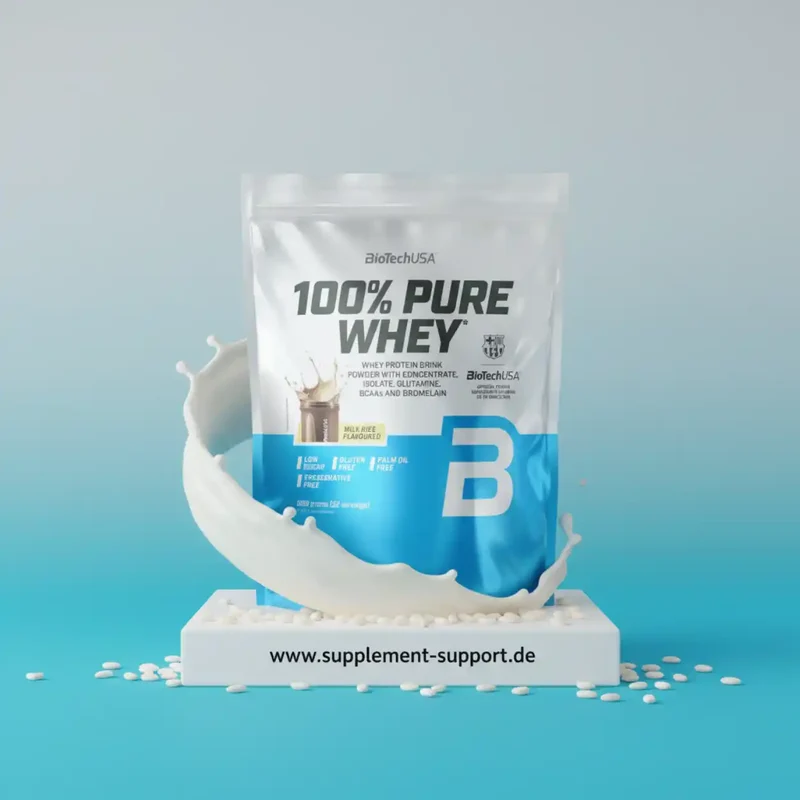 100% Pure Whey Protein Pulver 900g Tüte