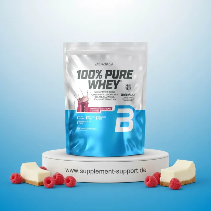 100% Pure Whey Protein Pulver 900g Tüte