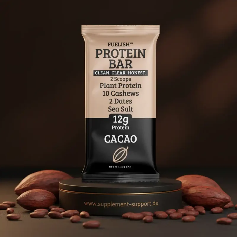 FUELISH™ PROTEIN BAR VEGAN 50g (Nur 4 Zutaten)