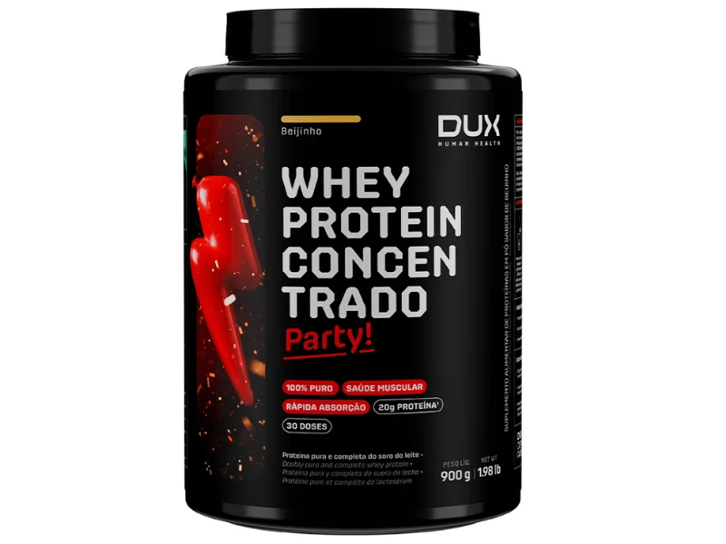 WHEY PROTEIN CONCENTRADO 900G - DUX NUTRITION