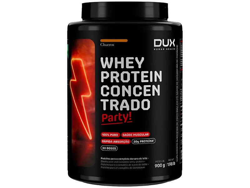 WHEY PROTEIN CONCENTRADO 900G - DUX NUTRITION