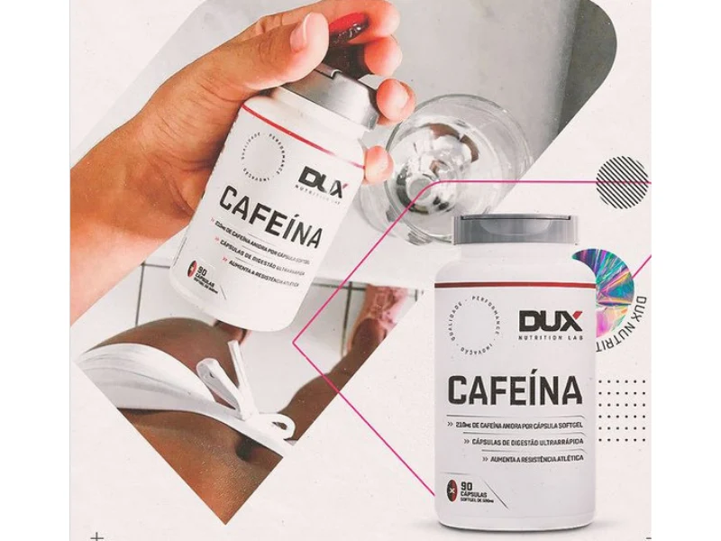 CAFEÍNA ANIDRA 90CAPS 500MG (210MG POR CAPS) - DUX NUTRITION