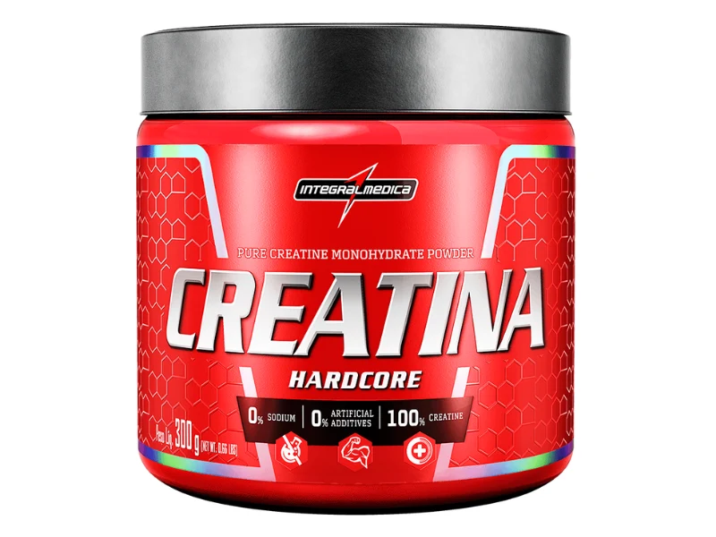 CREATINA HARDCORE 300G - INTEGRALMEDICA