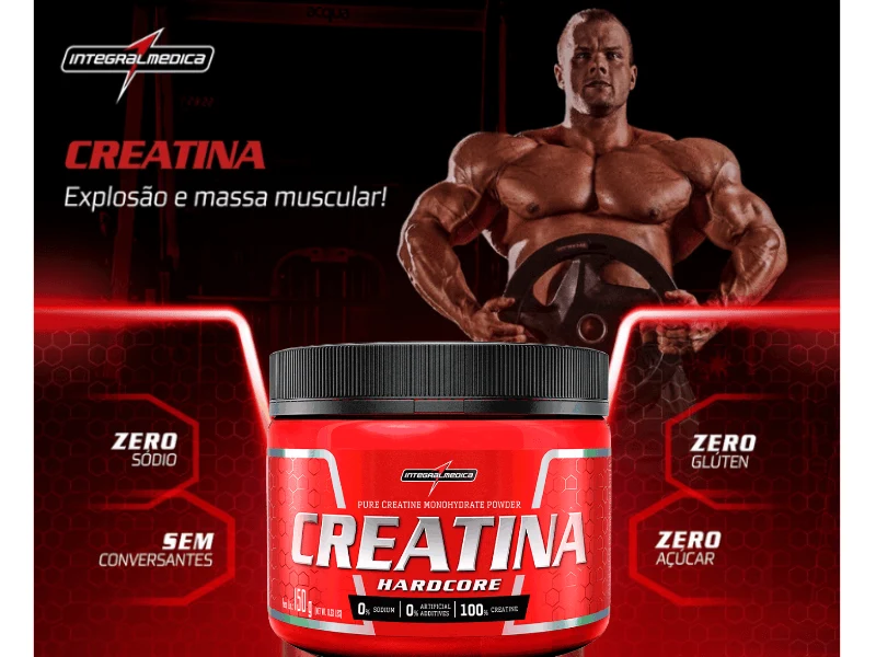 CREATINA HARDCORE 150G - INTEGRALMEDICA