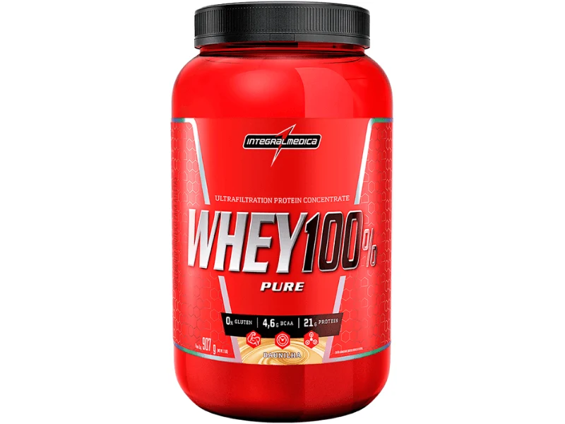 WHEY 100% PURE 907G - INTEGRALMEDICA