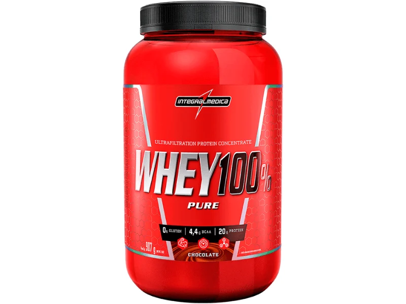 WHEY 100% PURE 907G - INTEGRALMEDICA
