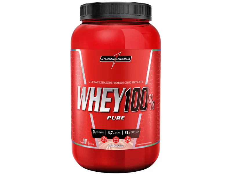 WHEY 100% PURE 907G - INTEGRALMEDICA