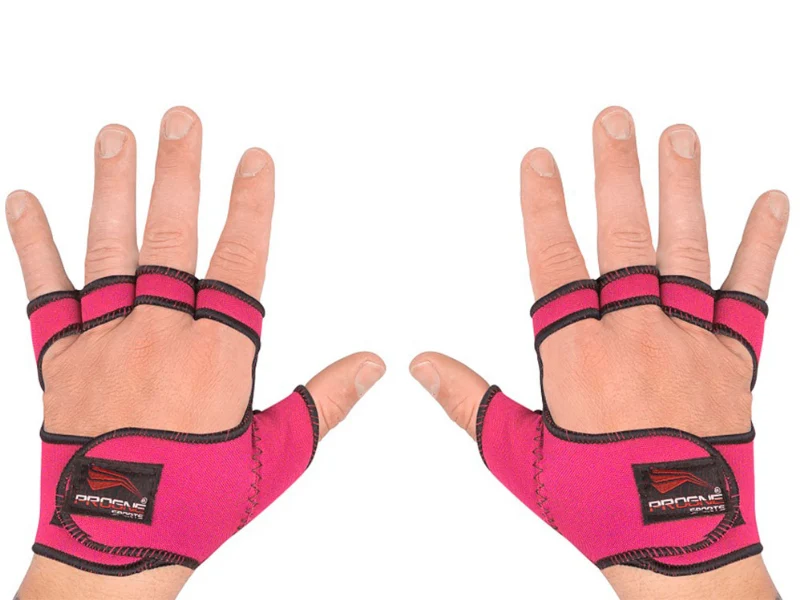 LUVAS DE MUSCULAÇÃO ROSA PAR - PROGNE