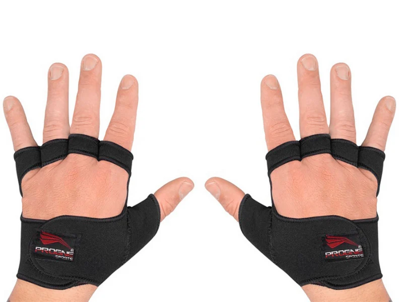 LUVAS DE MUSCULAÇÃO PRETA PAR - PROGNE