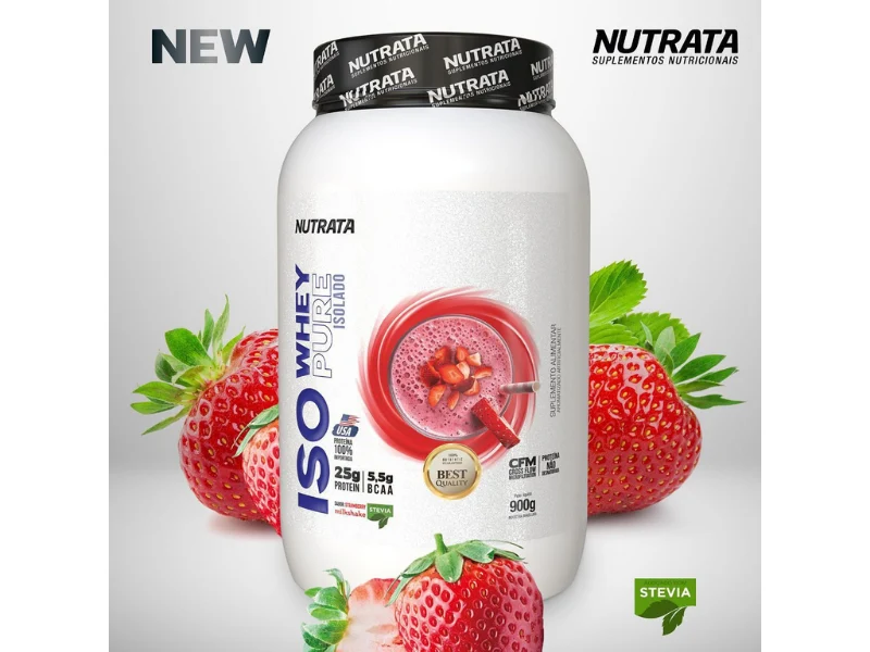 ISO WHEY 900G - NUTRATA