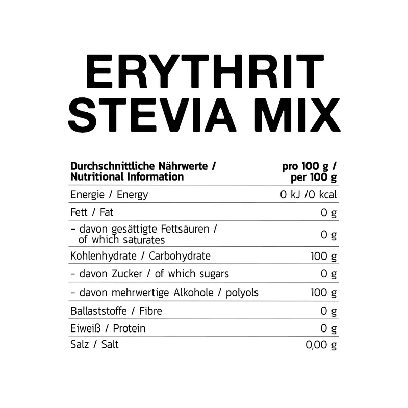 Inlead Erythrit Stevia Mix 1000g - Vegan