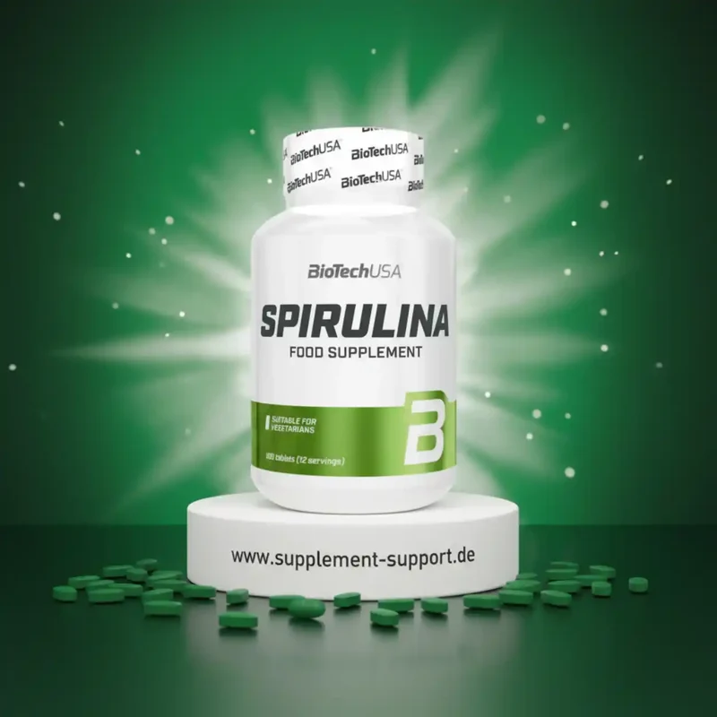 BioTech USA Spirulina, 100 Tabletten