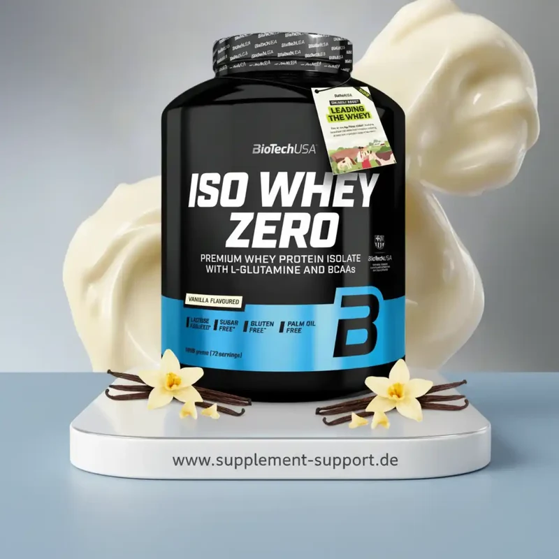 BioTech USA Iso Whey Zero Protein Pulver 1816g