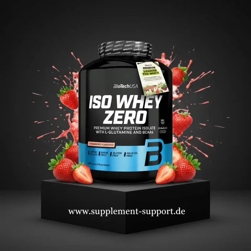 BioTech USA Iso Whey Zero Protein Pulver 1816g