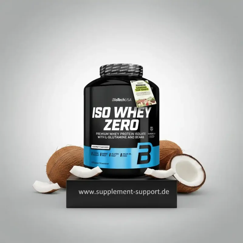 BioTech USA Iso Whey Zero Protein Pulver 1816g