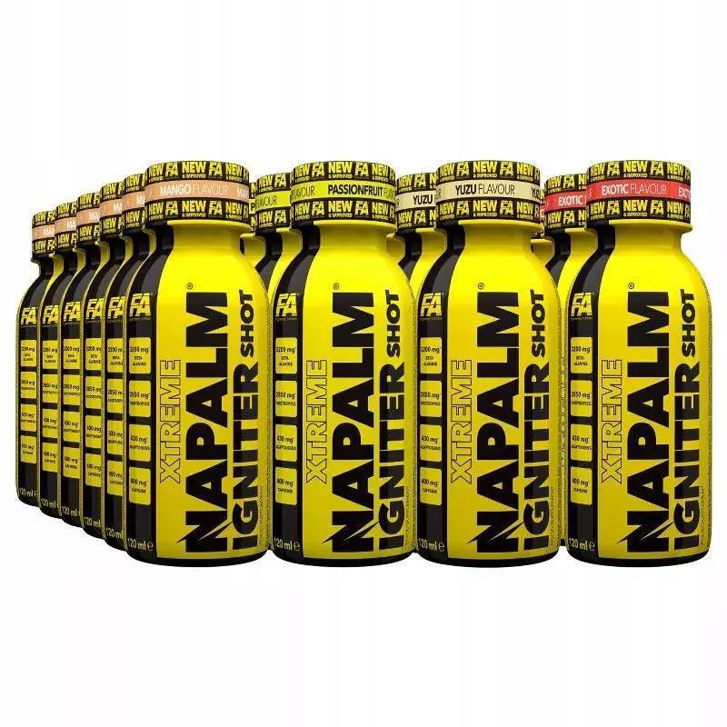 Napalm Xtreme Pre Workout Booster Shot 12x120ml