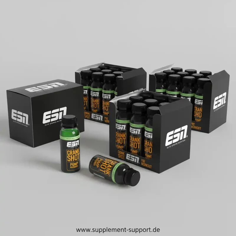 ESN Crank Pump Shot, 12x95 ml - Green Apple