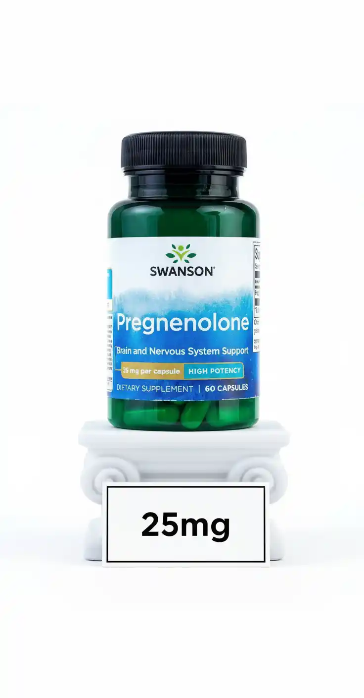 Swanson Pregnenolon 25mg 60Kapsel