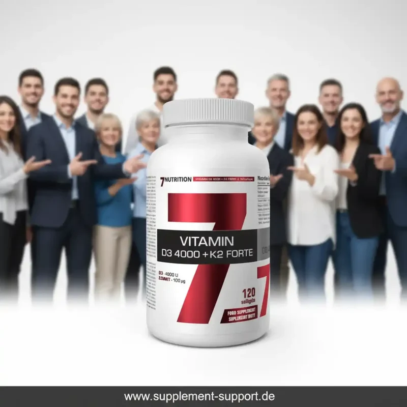 Vitamin D3 + K2 Forte 120 Kapseln 4000i.e.