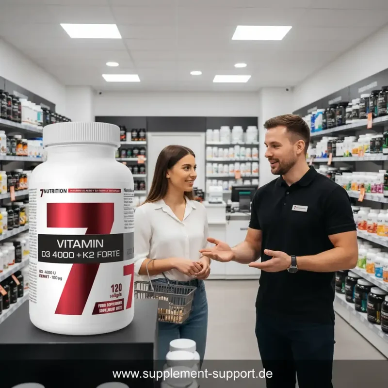 Vitamin D3 + K2 Forte 120 Kapseln 4000i.e.