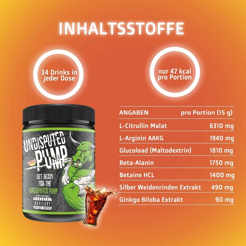American Supps Undisputed Pump Booster 2x 510g